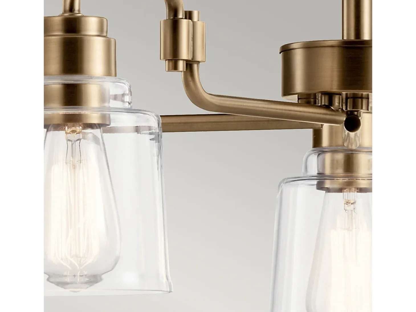 Elstead Kichler Aivian Multi Arm Pendel Tak Ljus Weathered Mässing