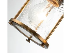Elstead Kichler Ashland Vägglampa Naturmässing, IP44