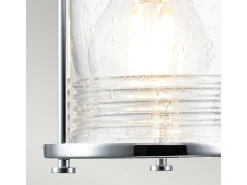 Elstead Kichler Ashland Vägglampa polerad krom, IP44