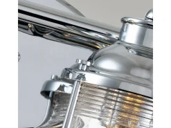 Elstead Kichler Ashland Vägglampa polerad krom, IP44