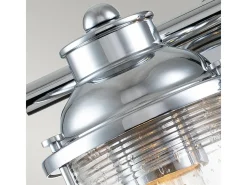 Elstead Kichler Ashland Vägglampa polerad krom, IP44