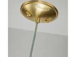 Elstead Kichler Brinley Dome Pendel Taklampa Borstad Mässing