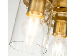 Elstead Kichler Brinley Skärm Cluster Takljus Borstad mässing