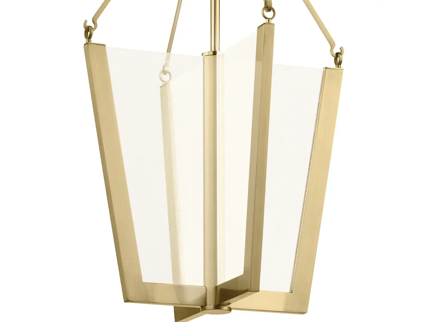 Elstead Kichler Calters Integrerad LED-taklampa Champagne Guld, 3000K