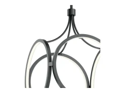 Elstead Kichler Ciri Integrerad LED-taklampa mattsvart, 3000K