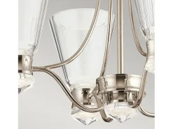 Elstead Kichler Kayva Integrerad LED multiarm taklampa polerad nickel, 3000K, IP44