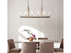 Elstead Kichler Kimrose Bar Pendel Taklampa Polerad Nickel