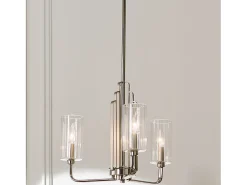 Elstead Kichler Kimrose Multi Arm Pendel Taklampa Polerad Nickel