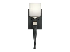 Elstead Kichler Marette Vägglampa med skärm svart, IP44