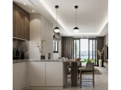 Elstead Kichler Moonlit Integrerad LED sfärisk taklampa mattsvart, 3000K