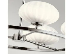 Elstead Kichler Pim Globe taklampa polerad krom, 3000K, IP44