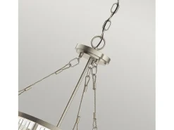 Elstead Kichler Roux Cylindrisk taklampa Borstad nickel