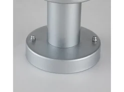 Elstead Klampenborg Outdoor Piedestal Light Silver, IP44