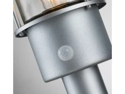 Elstead Klampenborg Outdoor Piedestal Light Silver, IP44