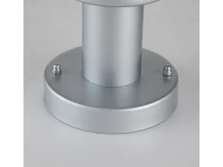Elstead Klampenborg Outdoor Piedestal Light Silver, IP44