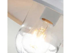Elstead Klampenborg Outdoor Dome Vägglampa Vit, IP44