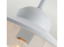 Elstead Klampenborg Outdoor Dome Vägglampa Vit, IP44