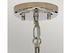 Elstead Kula 5 ljus ljuskrona, polerat nickel, E14