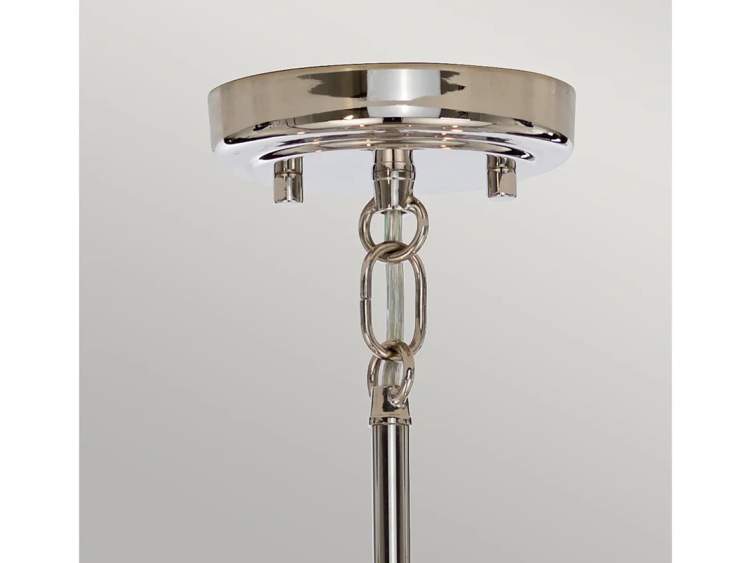 Elstead Kula 9 ljus ljuskrona, polerat nickel, E14