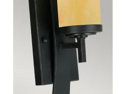 Elstead Kyle 1 ljus inomhusljus vägglampa Imperial Bronze, E27