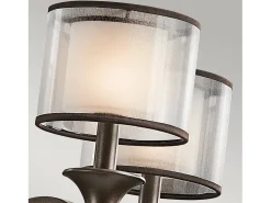 Elstead Lacey 5 ljus multiarm ljuskrona bronsfinish, E14