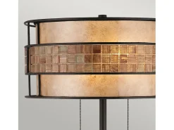 Elstead Laguna 2 Ljus Bordslampa Renaissance Copper, E27
