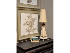 Elstead Leda 1 ljus Bordslampa Cream, E27
