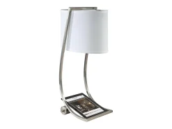Elstead Lex 1 ljus Bordslampa Borstat stål, E27