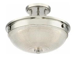 Elstead Mantle 2 Light Semi-Flush - Polerat nickel, E27