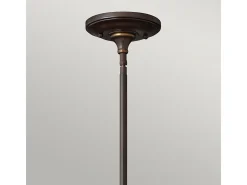 Elstead Mayflower 1 Light Dome Tak Mini Pendel Olde Bronze, E27
