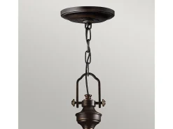Elstead Mayflower 3 ljus takhänge brons, E27