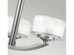 Elstead Meridian 3 Ljus Semi Spola Multi Arm Tak Ljus Borstad Nickel, G9