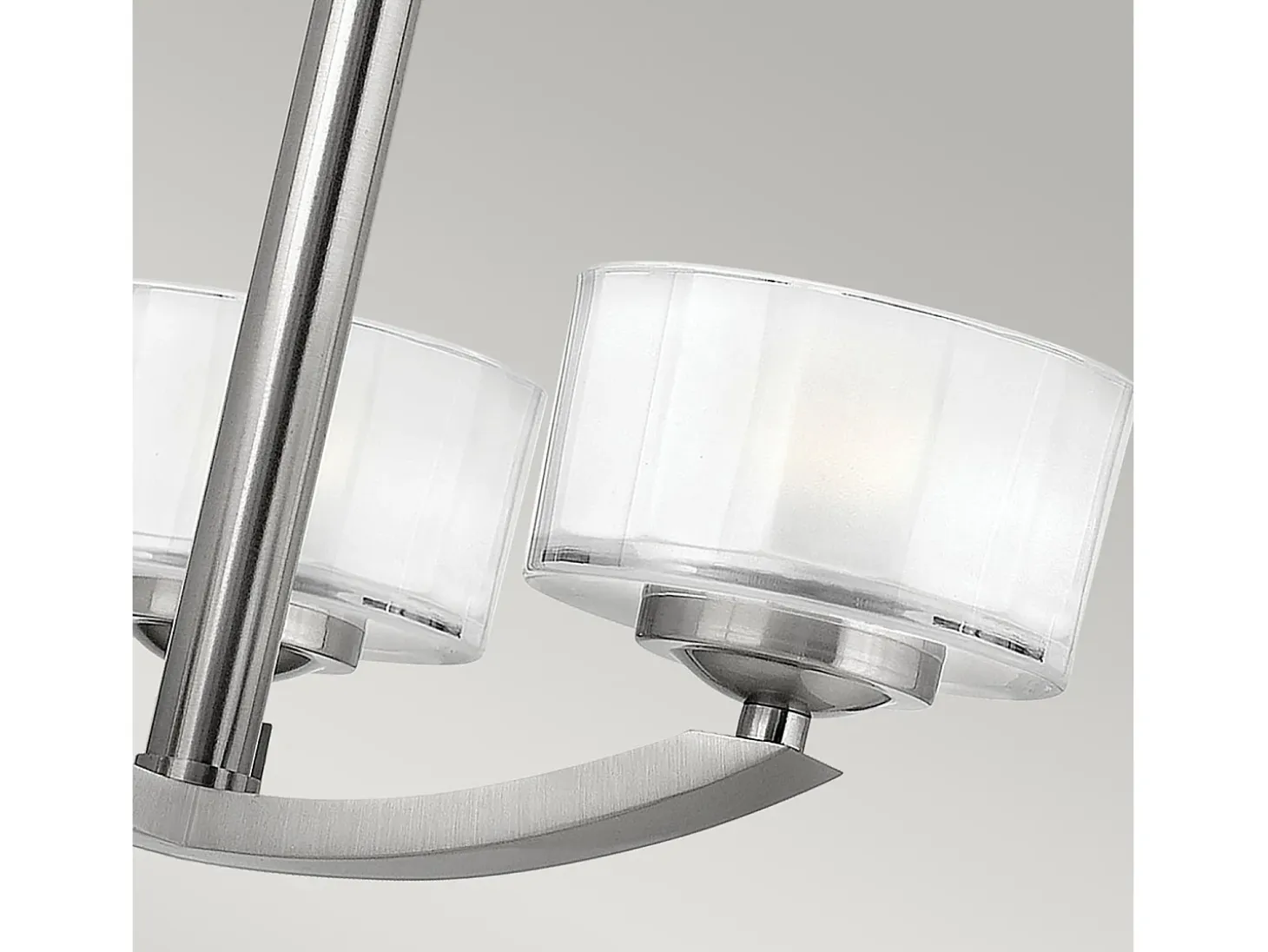 Elstead Meridian 3 Ljus Semi Spola Multi Arm Tak Ljus Borstad Nickel, G9