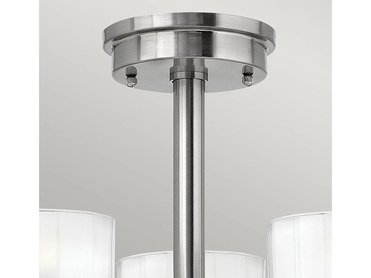 Elstead Meridian 3 Ljus Semi Spola Multi Arm Tak Ljus Borstad Nickel, G9