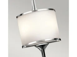 Elstead Mona 2 ljus inomhus vägglampa polerad krom, G9