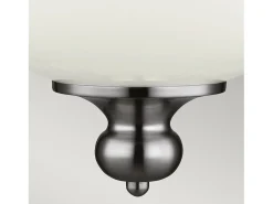 Elstead Parkman 1 ljus stor klot takhänge polerad nickel, E27