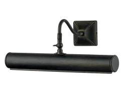 Elstead Picture Light 2 Ljus Stor bild Vägglampa Svart, Guld, E14