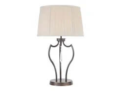 Elstead Pimlico 1 ljus bordslampa mörk brons, E27