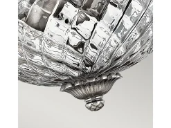 Elstead Plantation 2 Ljus Small Semi Flush Ceiling Light Polerad Antik Nickel, E27