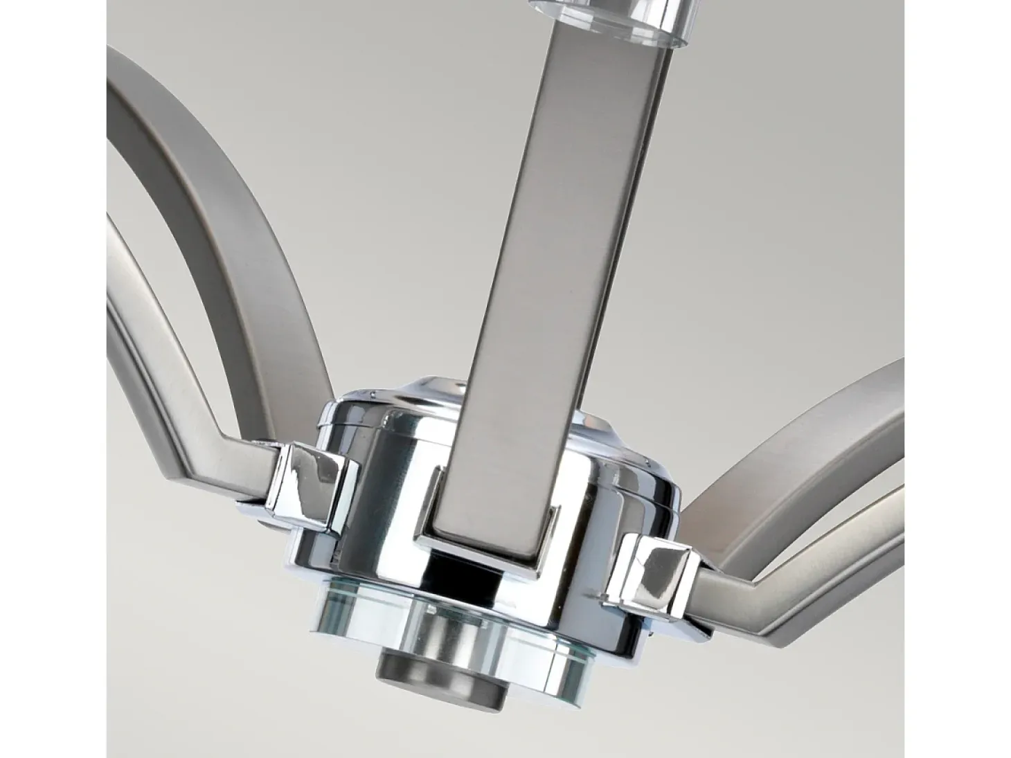 Elstead Prospect Park 5 ljus flerarmad ljuskrona satinnickel, kromfinish, E27