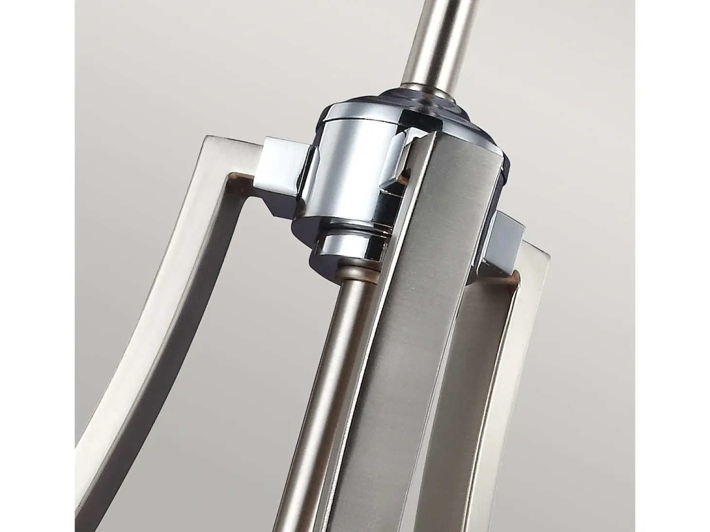 Elstead Prospect Park 4 ljus rund takhänge satin nickel, krom, E27