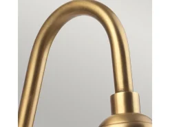 Elstead Provence 1 ljus inomhuskupolvägglampa åldrad mässing, E27