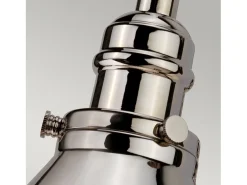 Elstead Provence 1 ljus inomhus kupol vägglampa polerad nickel, E27