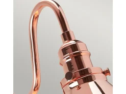 Elstead Provence 1 ljus inomhus kupol vägglampa polerad koppar, E27
