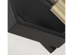 Elstead Quoizel Bismarck Vägglampa Earth Black