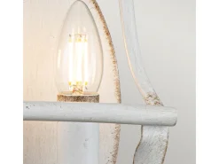 Elstead Quoizel Bradbury Ljus Vägglampa Antik Vit