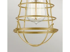 Elstead Quoizel Mixon Semi Flush Taklampa Borstad Mässing