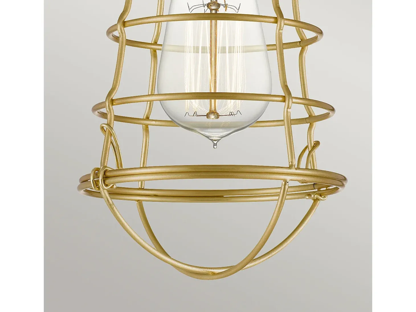 Elstead Quoizel Mixon Semi Flush Taklampa Borstad Mässing
