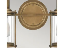Elstead Quoizel Riggs Vägglampa Weathered Brass, IP44