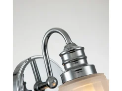 Elstead Quoizel Swell Vägglampa polerad krom, IP44